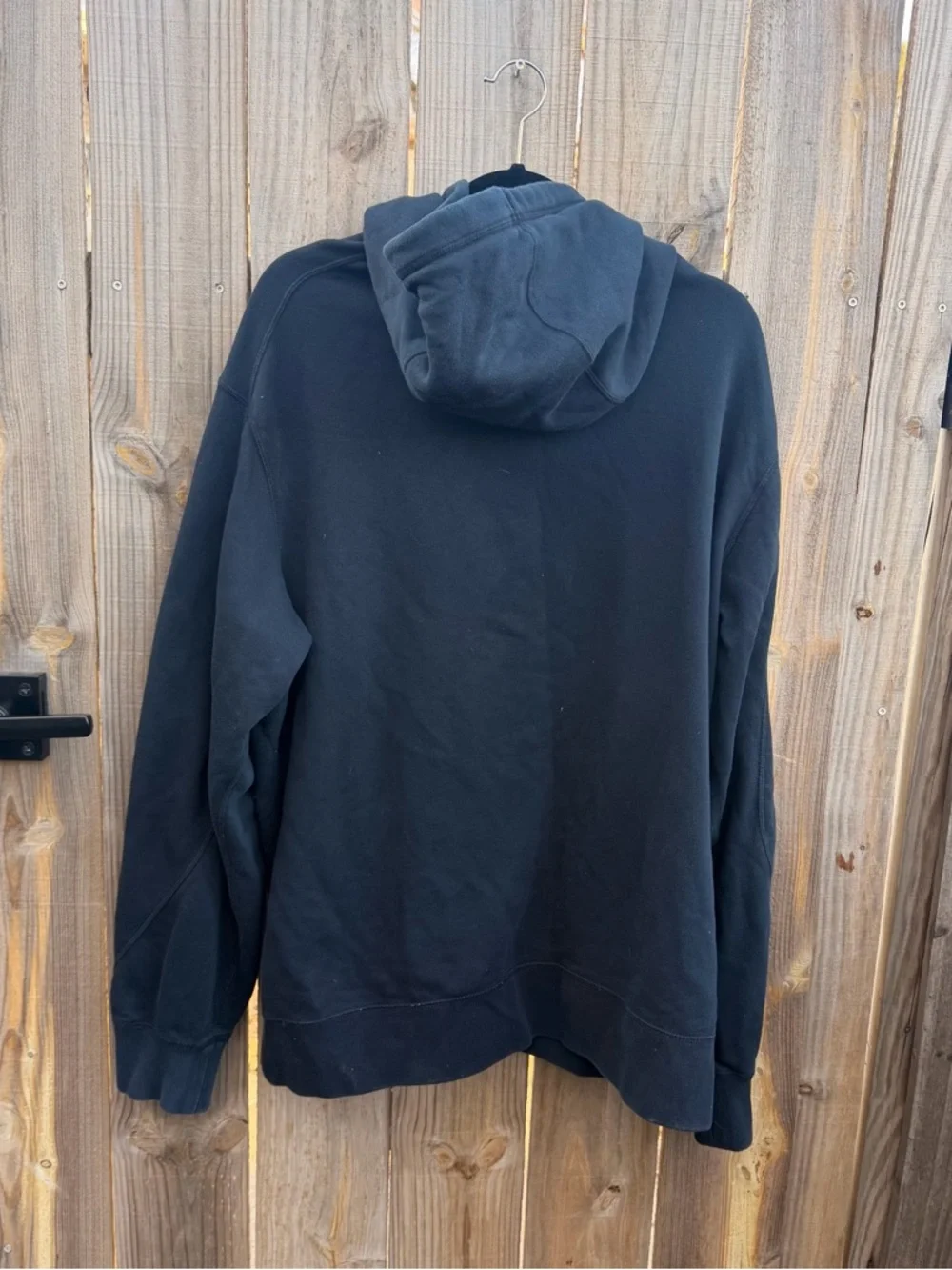 Jordan Black Full-Zip Hoodie with White Jumpman Size XL